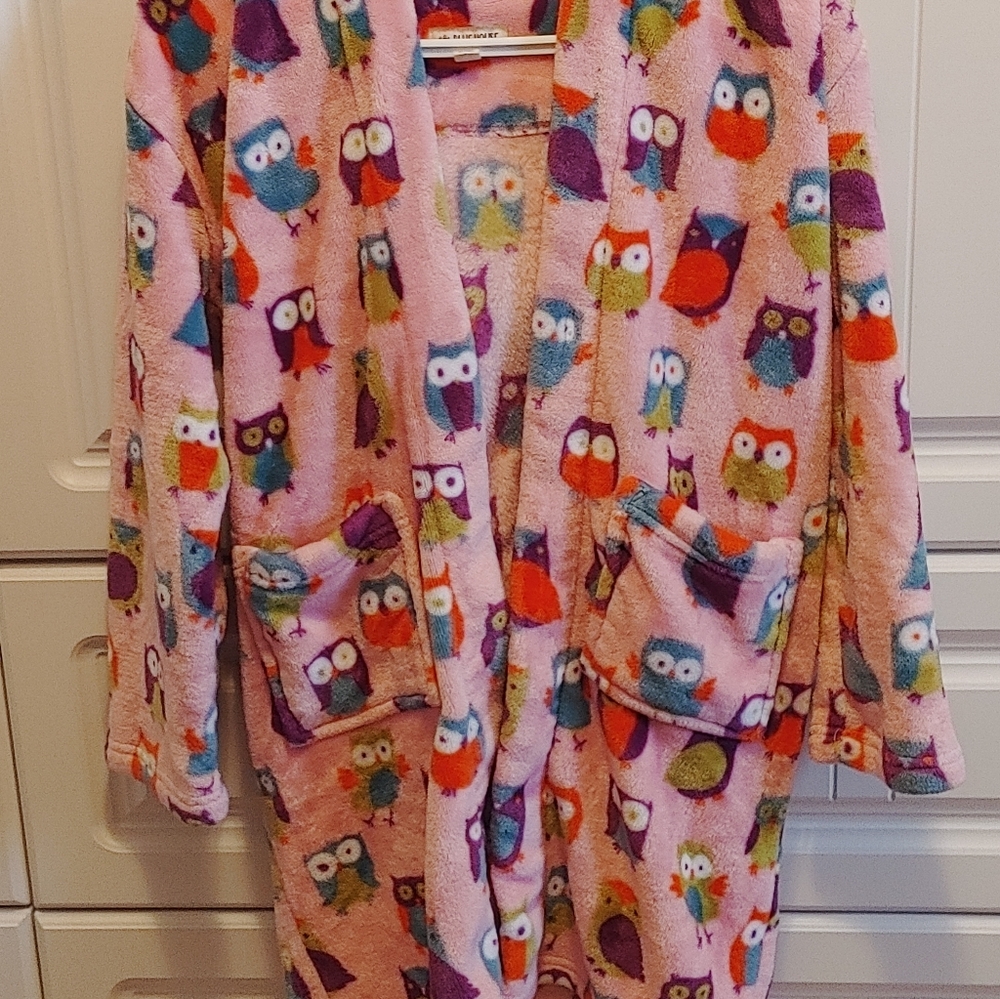 Colorful Owl Print Kids One Piece